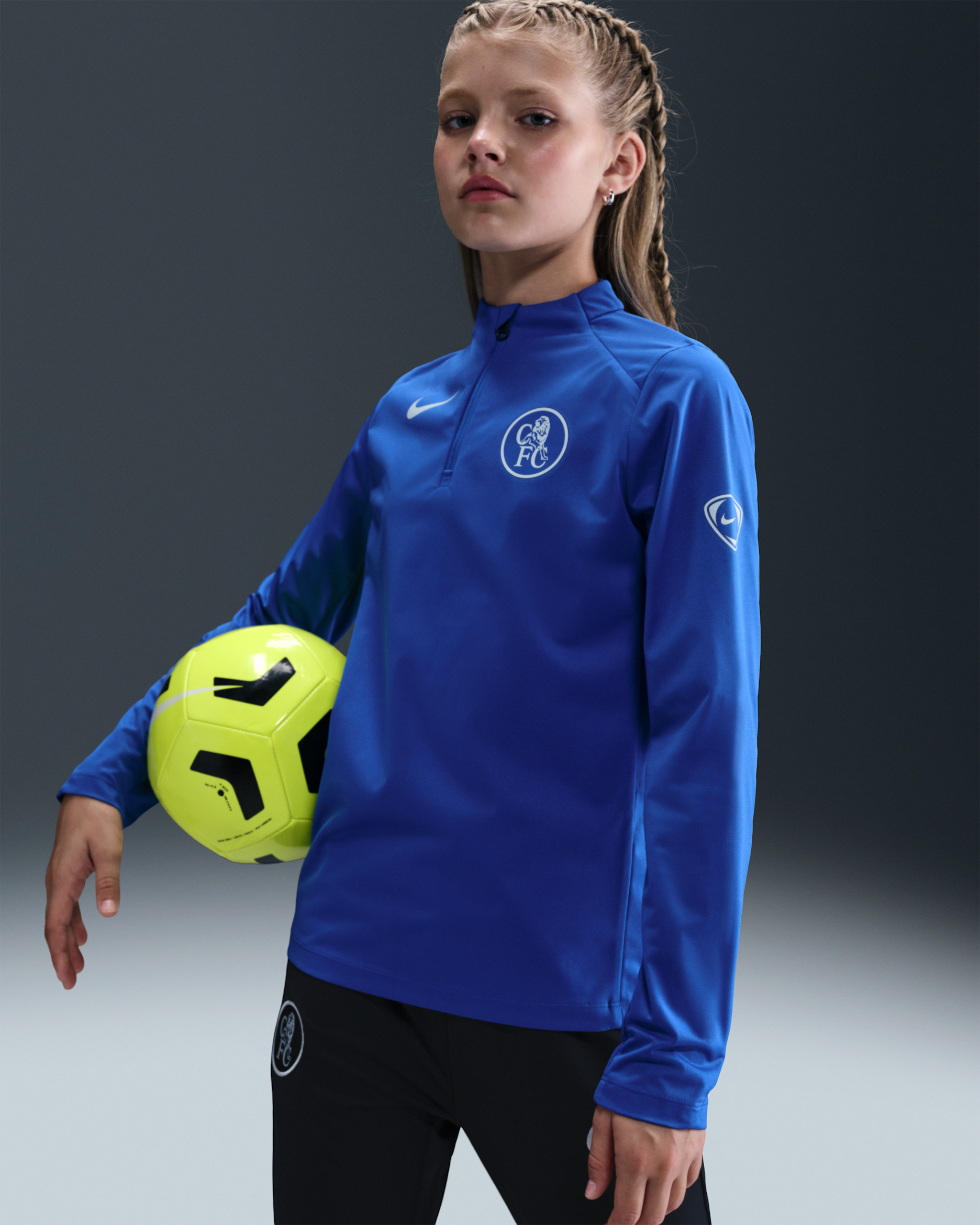 Chelsea FC Strike Third Big Kids' Nike Dri-FIT Total 90